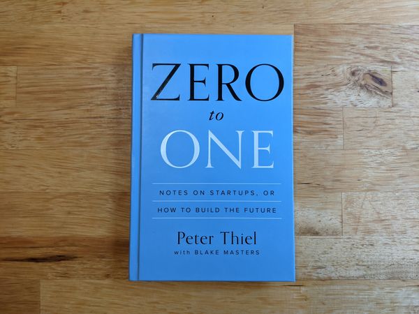 book zero to one book zero to one